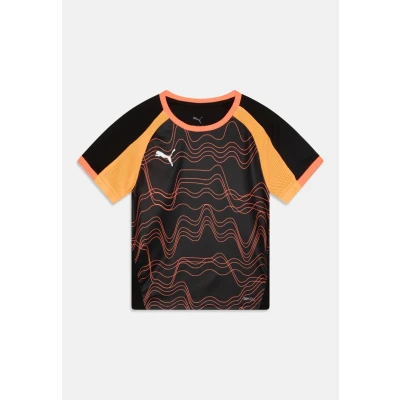 Abbildung von Puma Individualliga Graphic Unisex Sport Tshirt für Kinder, Größe: 176, Black/glowing red