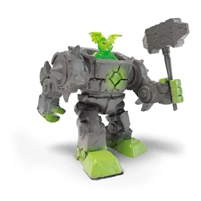 Abbildung von SCHLEICH 42547 Spielfigur Eldrador Mini Creatures Stein Roboter (Eldrador Creatures), Mix