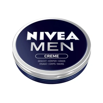 Abbildung von NIVEA MEN pflegende Hautcreme für intensive Feuchtigkeit,Hautpflege Männer ideal Körper, Gesicht und Hände, leichte Formel mit Vitamin E, Creme (75 ml)