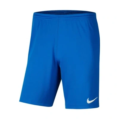 Abbildung von Nike Unisex Child Park Iii Short Nb, Royal Blue/White, 12 13 Jahre