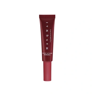 Abbildung von MASQMAI Perfect Lip Gloss, Lipgloss mit Peptid Volumengebend, Brombeere, Farbton: Wild Blackberry