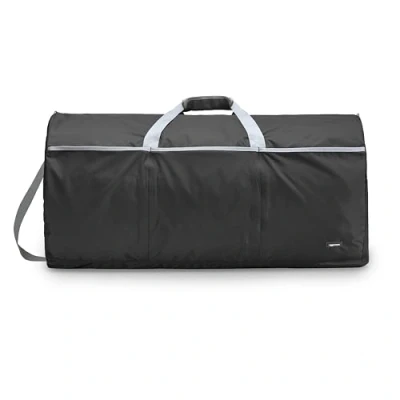 Abbildung von Amazon Basics Große Reisetasche und Sporttasche, Tragegriff Oben, Wochenendtasche, Seesack, 98 l, Schwarz