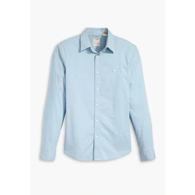 Abbildung von Levi&#039;s Battery Shirt SLIM Hemd, Herren, Größe: Medium, Soft chambray blue