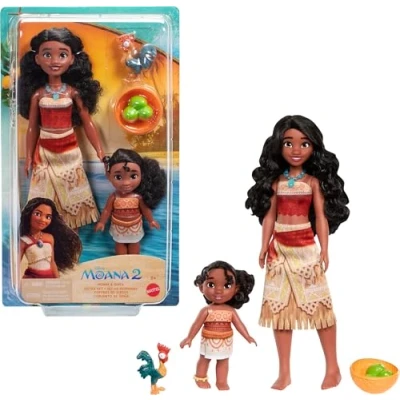 Abbildung von Barbie Puppe, Fun &amp; Fancy Haar mit extralangem farbenfrohem schwarzem und schimmerndem rosa Kleid, 10 Frisier Mode Spielaccessoires, JDC86