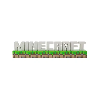 Abbildung von Minecraft Logo Leuchte Offiziell lizenziertes Merchandise, 2 Lichtmodi, Batterie oder USB betrieben, Schlafzimmer Gaming Raum Deko