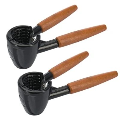Abbildung von Westmark 2 Nussknacker/Sektzangen, Länge: 16,8 cm, Aluminium, Sieger Nussprofi Deluxe, Schwarz/Braun, 332622E3