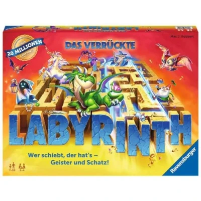 Abbildung von Ravensburger Familienspiel 26955 Das verrückte Labyrinth Gesellschaftsspiel Spieleklassiker für 2 4 Personen, Brettspiel ab 7 Jahren