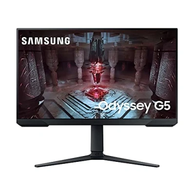 Abbildung von Samsung Odyssey G51C Gaming Monitor S27CG510EU, 27 Zoll, VA Panel, WQHD Auflösung, FreeSync Premium, 1 ms (MPRT) Reaktionszeit, Bildwiederholrate 165 Hz, Schwarz