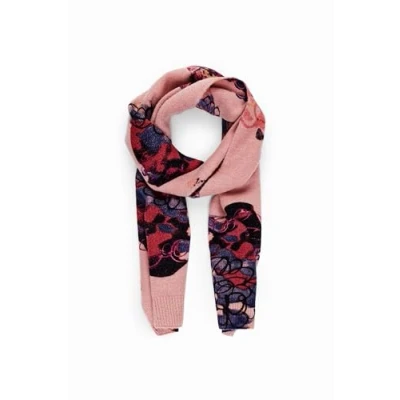 Abbildung von Desigual Scribble Lacroix Schal, Damen, Größe: One Size, Pink glamor