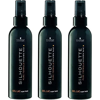 Abbildung von Schwarzkopf Silhouette Super Hold Gel Lac, 3er Pack (3 x 200 ml)