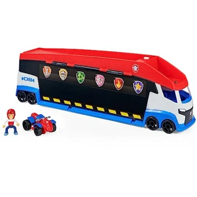 Abbildung von Paw PATROL, 10. Jubiläum, Teamfahrzeug Patroller im aktualisierten Design, inkl. Ryder Figur und 1 Basis Fahrzeug, ab 3 Jahren