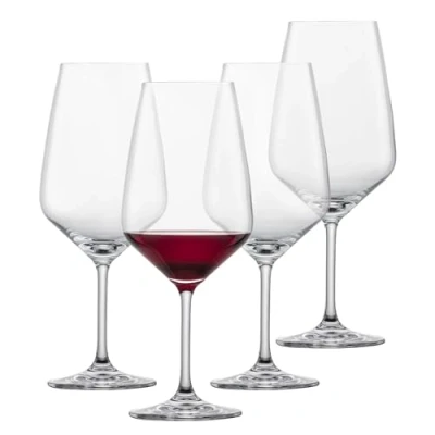 Abbildung von SCHOTT ZWIESEL Bordeaux Rotweinglas Tulip (4er Set), zeitlose Bordeauxgläser für Rotwein, spülmaschinenfeste Tritan Kristallgläser, Made in Germany (Art. Nr. 123607)