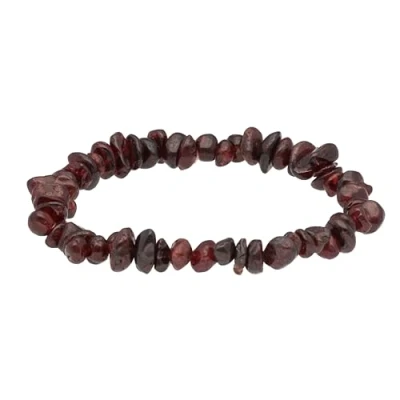 Abbildung von Lebensquelle Plus Granat Splitterarmband Echter Hochwertiges Edelstein Armband