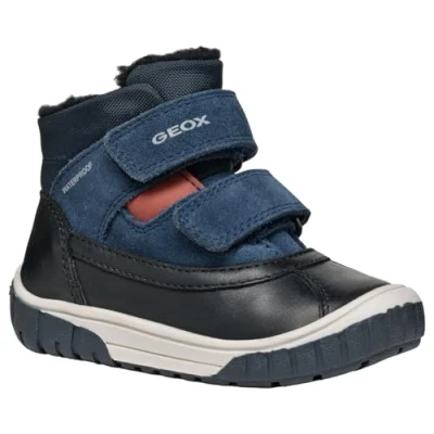 Abbildung von Geox OMAR BOY WPF Snowboot/Winterstiefel für Kinder, Größe: 24, Black/navy Schuhe
