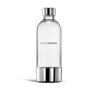 Abbildung von sodastream 1 l Flasche für Sprudelwasser und Soda spülmaschinenfest Edelstahl Finish