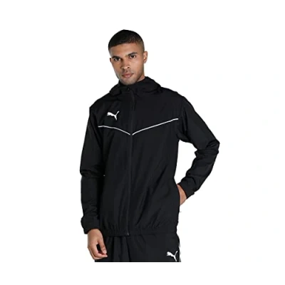 Abbildung von Puma Herren teamRISE All Weather Jacket Trainingsjacke, Black White, L