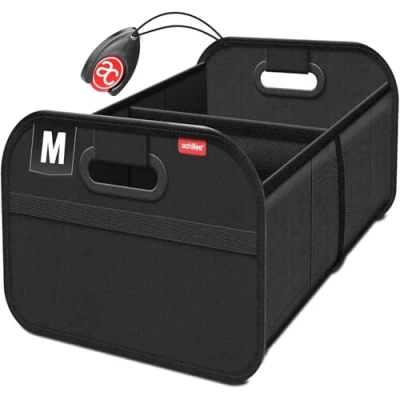 Abbildung von achilles Kofferraumtasche faltbar Kofferraum Organizer, Auto Faltbox, Autotasche, Einkaufsbox, verstärkt und stabil, inkl. Einkaufs Chip