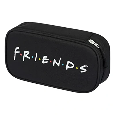 Abbildung von Baagl Federmäppchen für Mädchen Jungen Schulmäppchen Schreibwaren Schulsachen Federtasche, Kinder Federmappe, Etui Schule (Friends)
