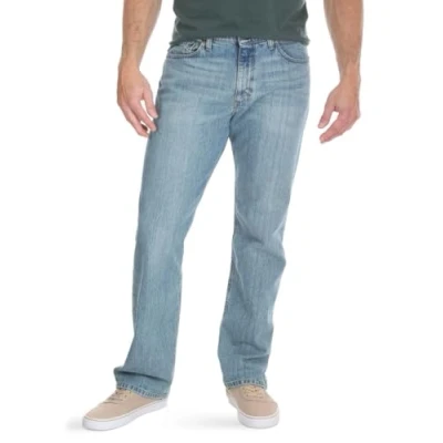 Abbildung von Wrangler Authentics Herren Regular Fit Comfort Flex Waist Jeans, Blau Chalk Blue, 46W / 32L
