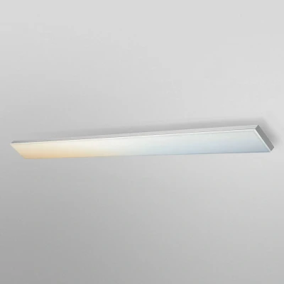 Abbildung von LEDVANCE Smart+ LED Deckenleuchte, Panel für Innen mit WiFi Technologie, Lichtfarbe änderbar (3000K 6500K), 120x10cm, Kompatibel Google und Alexa Voice Control, Frameless