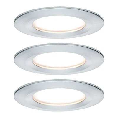 Abbildung von Paulmann 3er Set LED Spot Slim Coin, dimmbar, Alu