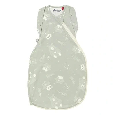 Abbildung von Tommee Tippee Babyschlafsack, The Original Grobag, Hüftgerechtes Design, Weiches Gewebe mit Hohem Baumwollanteil, 0 3 Monate, 1,0 TOG, Woodland Grofriends