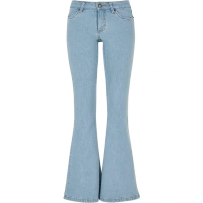 Abbildung von Urban Classics Flared Jeans, Damen, Größe: XS, Lighter washed