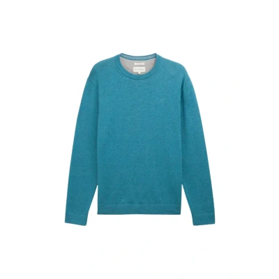 Abbildung von TOM Tailor Strickpullover, Herren, Größe: Medium, Bright teal melange
