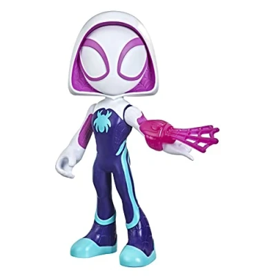 Abbildung von Spidey and his Amazing Friends Hasbro Marvel supergroße Ghost Spider Action Figur, Superhelden Spielzeug für Kinder ab 3 Jahren