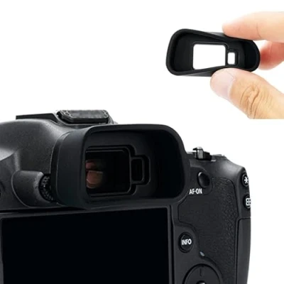 Abbildung von KIWIFOTOS Weiche Augenmuschel Okular Kompatibel mit Canon EOS R7 Kamera, Sucherschutz Zubehör