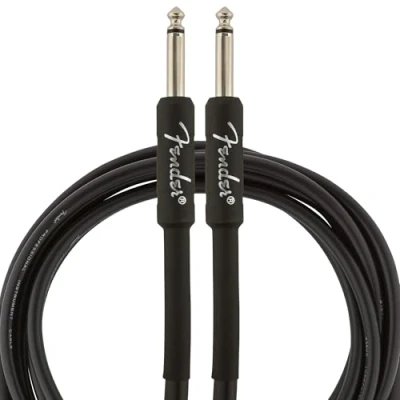 Abbildung von Fender Professional Series Gitarreninstrumentenkabel, 3m, Gerade/Gerade, Schwarz