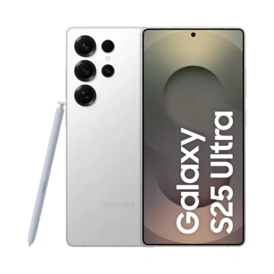 Abbildung von Samsung Galaxy S25 Ultra AI Smartphone mit AI, Ohne Vertrag, Handy Android, 12 GB RAM, 1 TB Speicher, 200 MP Kamera, Titanium Whitesilver, 3 Jahre Herstellergarantie
