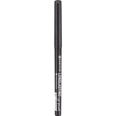 Abbildung von essence cosmetics LONG LASTING eye pencil, Kajal, Nr. 34 sparkling black, schwarz, langanhaltend, farbintensiv, vegan, wasserfest, Mikroplastik Partikel frei, 1er Pack (0,28g)