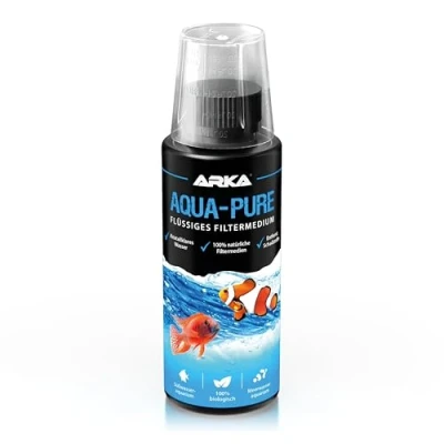 Abbildung von MICROBE LIFT Aqua Pure 118 ml Flüssiges Filtermedium für kristallklares Wasser in Allen Aquarien, 100% biologisch, verbessert Wasseraufbereitung, Meer &amp; Süßwasseraquarien.