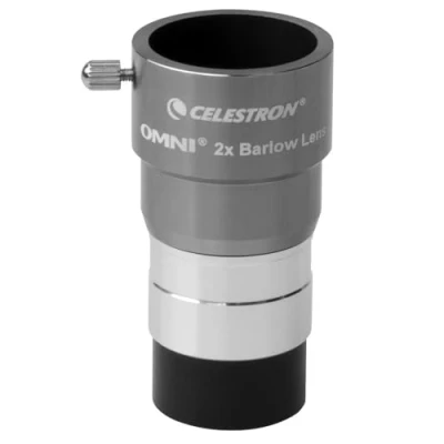 Abbildung von Celestron 93326 Omni Barlow Linse, Silber, 2 x 1,25 Zoll
