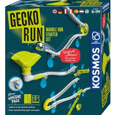 Abbildung von KOSMOS 617288 Gecko Run Starter Set, Erweiterbare Kugelbahn für Kinder, Vertikale Kugelbahn, Murmelbahn, Lernspielzeug und Konstruktionsspielzeug ab 8 Jahren, Mehrsprachig