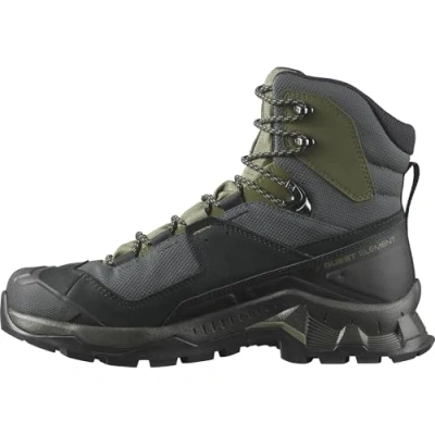 Abbildung von Salomon Quest GTX Hikingschuh, Herren, Größe: 41 1/3, Black/deep lichen green/olive night Schuhe