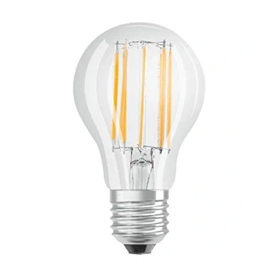 Abbildung von OSRAM Filament LED Lampe mit E27 Sockel, klassiche Birnenform, Kaltweiss (4000K), 11 W, Ersatz für 100 W Glühbirne, CLASSIC A