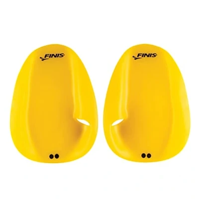 Abbildung von FINIS Agility Paddles Floating Hochwertige Schwimmflügel für das Rundenschwimmen Anfänger und Triathlon Athleten Schwimmbad Schwimmzubehör von Geschwindigkeit Form Mittel