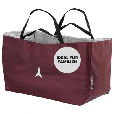 Abbildung von ATOMIC A BAG FAMILY I Praktische Snowboard/Skischuhtasche für den Winter &amp; Sommerurlaub Familien Skischuh Transporttasche vier Paar Boots Schmutzresistente Ganzjahres Sporttasche