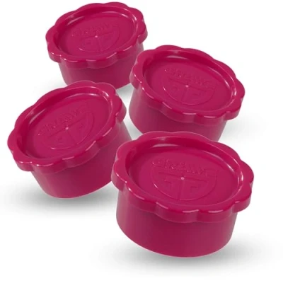 Abbildung von GRÄWE Deckel für Sodastream Glasflaschen Penguin und Crystal, 4er Set Flaschendeckel, absolut dichter Deckel, Pink