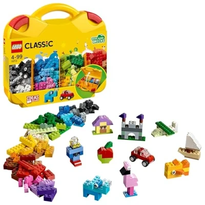 Abbildung von LEGO 10713 Classic Bausteine Starterkoffer Farben Sortieren mit Aufbewahrungsbox, kreatives Geschenk, Kinderspielzeug für Mädchen und Jungen ab 4 Jahren