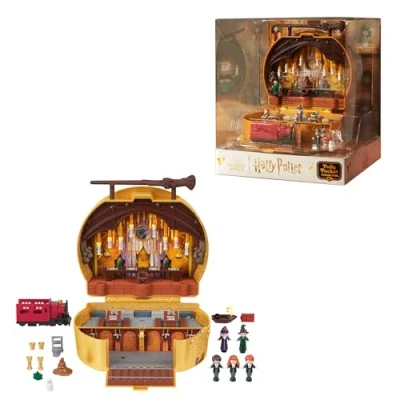 Abbildung von Polly Pocket Sammler Spielset, Harry Potter Schatulle mit 5 Puppen und 11 Zubehörteilen, HRD56