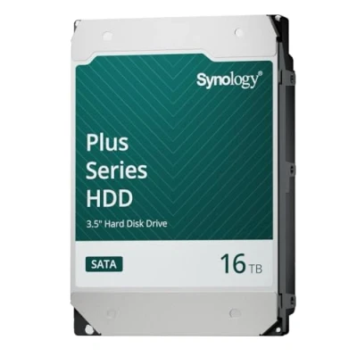 Abbildung von Synology, HAT3310, 16 TB, 3,5 Zoll SATA Home User HDD, MTBF 1,2 Millionen Stunden
