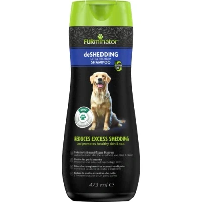 Abbildung von FURminator deShedding Hunde Shampoo Premium für Hunde, löst effektiv lose Haare, 473 ml