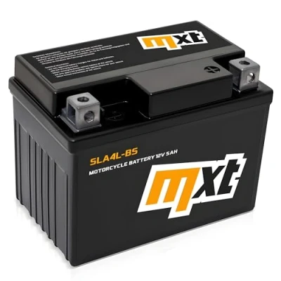 Abbildung von Maxtuned 12V 5Ah SLA4L BS Scooter Batterie, wartungsfrei, wasserdicht, vorgeladen, kompatibel mit YTX5L YB4L B YTX4