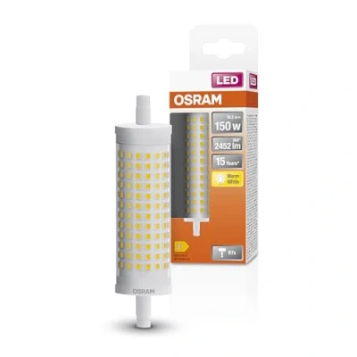 Abbildung von OSRAM LED mit R7s Sockel, Röhre 18.2 W Lampe, Ersatz für 150 2452 lm, Warmweiß (2700 K)