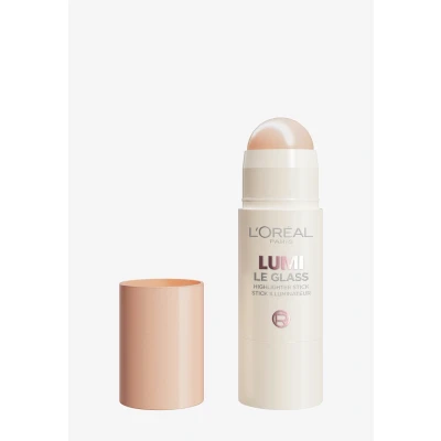 Abbildung von L&#039;Oréal Paris Lumi Le Glass Highlighter Sticks Glas, Make up Teint Für das Gesicht, Contouring, einen strahlenden Teint, Leicht aufbaubar, Ganztägiger Halt, Farbe: 610 PEARL ECLAT, 1 x 7 ml