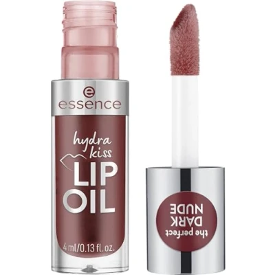 Abbildung von essence hydra kiss LIP OIL, Lipgloss, Nr. 08, Rot, feuchtigkeitsspendend, pflegend, mit Ölen, glänzend, vegan, ohne Parabene, Mikroplastikpartikel, Nanopartikel frei, 1er Pack (4ml)