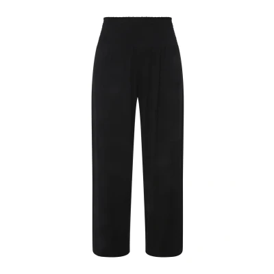 Abbildung von Ulla Popken Damen Marlenehose Hose, Schwarz, 50 52 EU